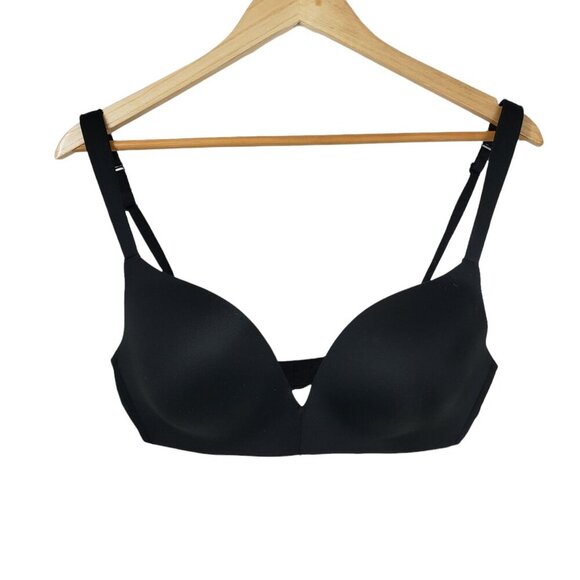 Cacique‎ Bra Simply Wire Free Plunge Women's Size 34C Black - Picture 7 of 9